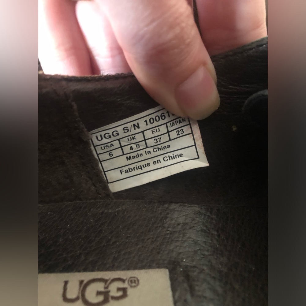 UGG | Leather Oxfords | Brown - Picture 6 of 6